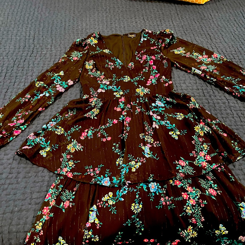 NWOT tiered maxi dress